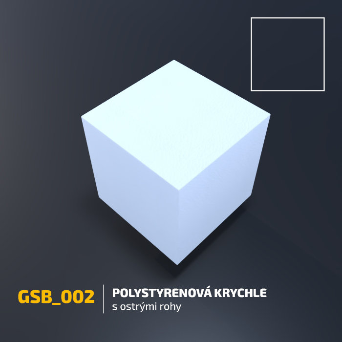 Polystyrenová krychle