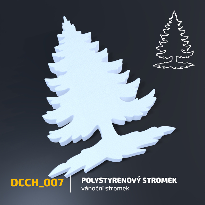 Polystyrenový stromek