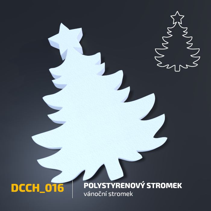 Polystyrenový stromek