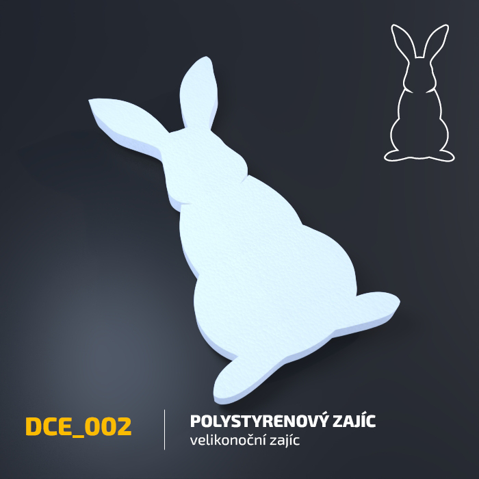 Polystyrenový zajíc