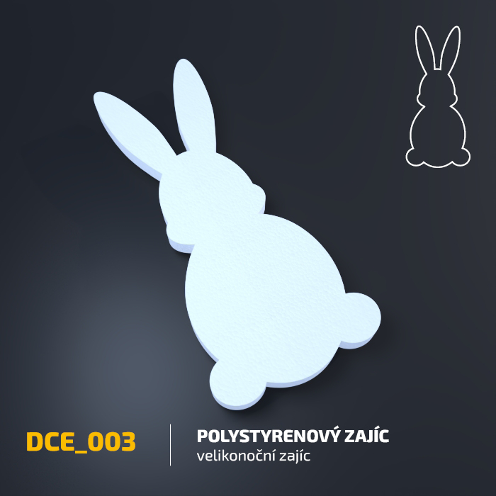 Polystyrenový zajíc