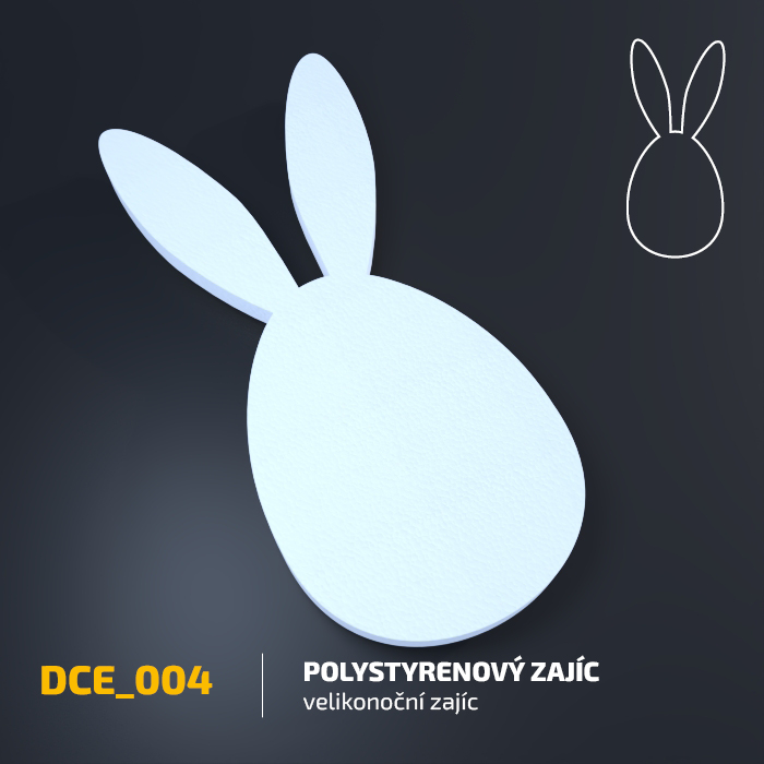 Polystyrenový zajíc