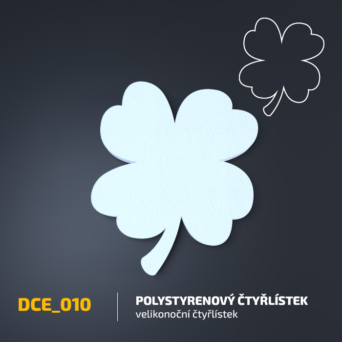 Polystyrenový čtyřlístek